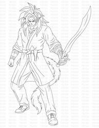 Noren Adult Line art